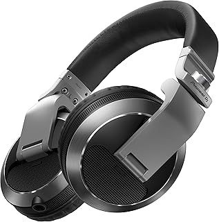 PIONEER HDJ-X7-S Over-Ear DJ Headphones, Silver