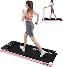 Under Desk Treadmill, Portable Walking Pad Treadmill, Adjustable Speed,Remote & APP Control and LED Display,Installation-Free,Treadmills for Home Office Fitness Exercise