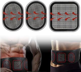 3 Pcs Replacement Gel Pads,1 set Electrodes Pads for Slendertone Abs Belt, Updated Electrodes Body Pads Gel Adhesive, Compatible with Abs Belt