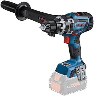 Bosch Professional 18V System BITURBO Cordless Drill Driver GSR 18V-150 C (Maximum Torque of 150 Nm, rotational Speed of 2200 min⁻¹, incl. Aux. Handle, Without Battery/Charger)