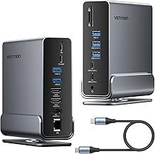VENTION 4-Port USB 3.0 Hub - 50cm USB Extender, Multi-Port Adapter for Laptop, PC, Desktop, PS4/PS5, Xbox, iMac, MacBook