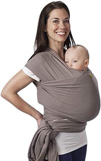 Boba Baby Sling Wrap Newborn - Original Baby Sling Carrier for Newborns and Infants up to 35lbs - Hands-Free Baby Wrap Carrier - Stretchy Baby Wrap Sling & Newborn Sling (Grey)