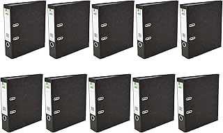 Q-Connect Lever Arch File A4 Black (10 Pack) KF20001