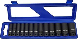 US PRO 13pc 1/2"" Drive Deep Impact Socket Set Metric 13mm to 32mm 1397