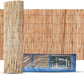 Reed Bamboo Fence Screening Extra Thick Garden Screening Suitable Choice for Bamboo Screening Provide an Instant Solution for Outdoor Wind and Sun Protection (1m x 3m)