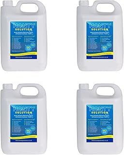 Outdoor Cleaner, 5 Litre for Patio, Decking, Fencing, etc - Eliminates Black Spots, Algae, Mold, Lichen Results in 6-10 Minutes! (Offer for 4)