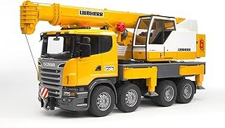 Bruder Scania R Series Liebherr Crane Truck with Light and Sound Module