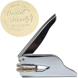 CTEB New Customize Design Your Own Custom Embosser Picture Logo Letter Personalized Official Book Seal Monogram Wedding Invitations Hand Embosser Great Gift Idea