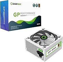 GameMax GP-Series 650W 80 Plus Bronze Power Supply - 650W GameMax GP-Series GP-650, Fully Wired, Single Rail, 140mm Fan, ATX PSU | White