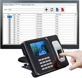TimeKeeper Lite Clocking In System - Simple Entry level Time Attendance System Including Basic Software and UK Support. Fingerprint Time Attendance Machine or PIN Entry.