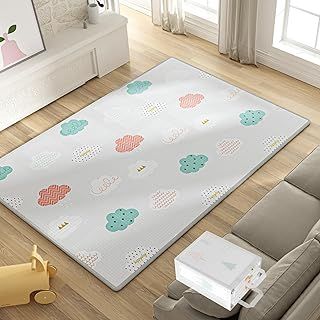 Baby Play Mat, 79" x51"x0.4" Foldable Kids Playmat,Baby Play Mats for Floor, Large Baby Activity Play Mat, Non-Slip, Waterproof, Baby Crawling Mat