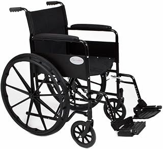 Stylish Black Sport Self - Propelled Lightweight Folding Wheelchair AMW0046BF Fast Delivery