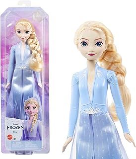 ​Disney Frozen Toys, Elsa Fashion Doll with Signature Clothing and Accessories Inspired by Disney’s Frozen 2, Gifts for Kids, HLW48