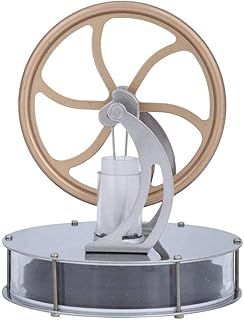 Regun Low Temperature Stirling Engine Model, Steam Heat Electricity Generator Machine Education Model Toy, for Kids Craft Ornament, Birthday, New Year Gift, Education Model DIY Kit