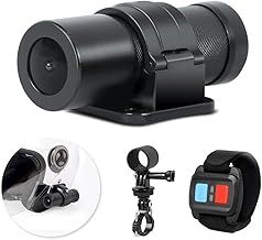 VSYSTO WiFi Helmet Camera with Remote Control for Bicycle Motorcycle, HD 1080P Waterproof 150 Degree Wide Angle Lens Starlight Night Vision Bike Dash Cam Action Camera, Loop Recording, G-sensor
