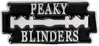Creative Geometry Black Brooch Peaky Blinders Gangster Biography Blade Pins Alloy Badge Clothes Bags Accessories Jewelry