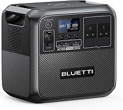 BLUETTI Portable Power Station AC180, 1152Wh LiFePO4 Battery Backup w/ 2 1800W (2700W peak) AC Outlets, 0-80% in 45Min., Solar Generator for Camping, Off-grid, Power Outage