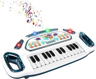 Shayson Toddler Piano Keyboard, 24-Key Multifunctional Baby Piano Toy for Toddlers, Boys & Girls Aged 1-6
