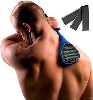 baKblade 2.0 Elite - Back Hair Removal and Body Shaver (DIY), Ergonomic Handle, Shave Wet or Dry (Extra Blades Included)