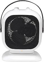 Dimplex Q3TSO QubeFan 3kW Oscillating Fan Heater with Timer, Thermostat, 2 Heat Settings, Cool Blow Function, Easy To Use Controls, Leatherette Handle, Safety Cut Out and Overheat Protection, White