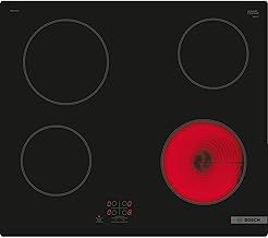 Bosch Home & Kitchen Appliances Bosch PKE61RAA8B Electric hob, 60 cm, Black, Serie 2, Built in