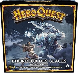 Avalon Hill HeroQuest, Ice Horror Expansion, Dungeon Style Game, 2-5 Players, from 14 Years, HeroQuest Game System Required