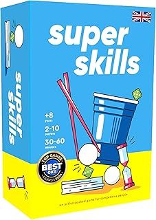 Super Skills - Action Game for Competitive People - Beat Your Friends at 120 Challenges - Fun Group Activity for Family Night or Party with Kids, Teens & Adults