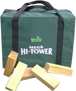 Big Game Hunters Mega Hi-Tower in a Bag - Giant 0.9 Metres Builds Up To A Maximum 2.3 Metres Wooden Tower Block Game