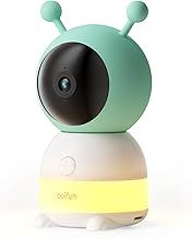BOIFUN 2K Wifi Video Baby Monitor, App & 5'' Screen Control, Night Light, Motion&Cry Detection, PTZ, Auto Tracking, 3000mAh Battery,Humidity & Temperature Sensor, Baby Monitor with Camera Night Vision