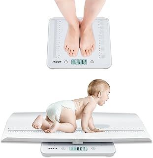 ACCT Digital Baby Scale, 4-in-1 Body Scale for Weighing up to 400 lb, Multifunctional Infant Scale,Pet Scale for Kitty and Puppy, Removable Scale with Hold Function