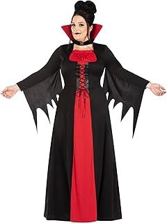 amscan Adults Womens Classic Vampire Halloween Fancy Dress Costume
