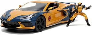 Jada MARVEL X-MEN WOLVERINE CHEVY CORVETTE 1:24 WITH FIGURE