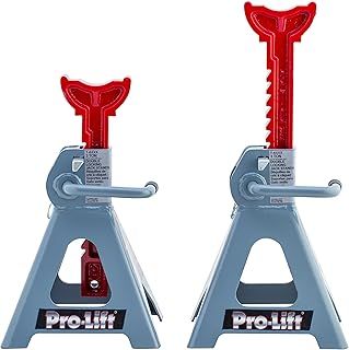 T-6903D Double Pin Axle Stand, Car Axle Stands, 3 Tonnes, 1 Pack,gray