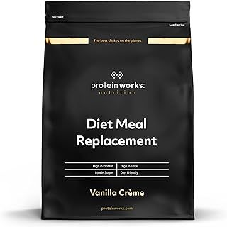 Protein Works - Diet Meal Replacement, Nutrient Dense Complete Meal, Immunity Boosting Vitamins, Affordable, Healthy And Quick, 14 Meals, Vanilla Crème, 1kg