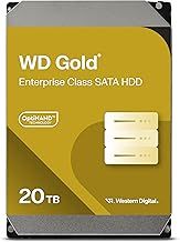 WD Gold 20TB Enterprise Class Hard Disk Drive - 7200 RPM Class SATA 6Gb/s 512MB Cache 3.5 Inch