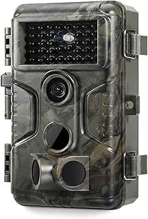 GardePro A3S Wildlife Camera, 64MP 1296p, Trail Camera with H.264 Video, Next-Gen Imaging Technology, 100ft No Glow Night Vision, 0.1s Trigger Speed Motion Activated, Camera Traps for Garden