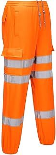Portwest Hi-Vis Jogging Bottoms, Size: L, Colour: Orange, RT48ORRL