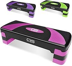 Aerobic Stepper platform -Step Steps board High - Exercise 2-5 Level Adjustable Height Fitness Workout Yoga Pilates Fitness Home Gym Removable Step Rise block