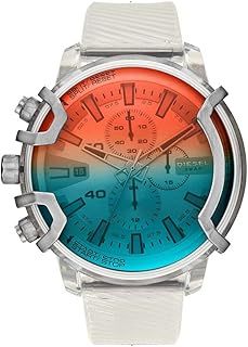 Diesel Griffed watch for men, Quartz/Chronograph Movement with Silicone, Stainless steel or Leather strap