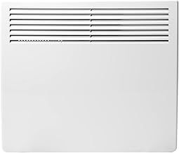 DVNDM10 1000W Eco Electric Panel Heater with Adjustable Thermostat | Energy Efficient Technology, Lot 20 | Slimline Wall Mounted & Free Standing Plug in Low Energy Heaters with Timer | White