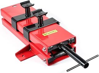 Dhouse 500kg (1100 lbs) Motorcycle Jack Lift, 45X15cm Large Platform Heavy Duty Adjustable Scissor Motorcycle Lift for Motorbike Repair