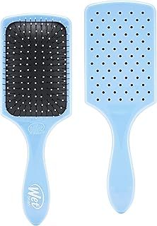 Wet-Brush Paddle Detangler Hair Brush - Sky - Comb for Women, Men and Kids - Wet or Dry - Removes Knots and Tangles, Best for Natural, Straight, Thick and Curly Hair - Pain Free for All Hair Types