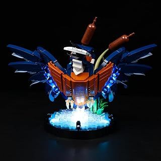 Kyglaring LED Light Kit for Icons Kingfisher Bird Model,The Lighting Set Compatible with Lego 10327 Building Set; Ideal for Home and Office Décor, Great Gift for Mother'S Day(Classic Version)