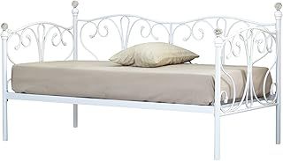 2ft6 Small Single Crystal Day Bed ONLY in White