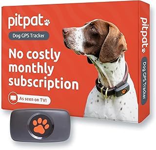 PitPat Dog GPS Tracker - No Subscription Required - Suitable for All Dogs And Fits All Collars - Smart Activity Tracker, Satellite Tracking With Unlimited Range - 100% Waterproof Pet Tracker