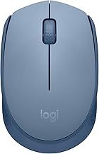 Logitech M171 Wireless Mouse for PC, Mac, Laptop, 2.4 GHz with USB Mini Receiver, Optical Tracking, 12-Months Battery Life, Ambidextrous - Grey