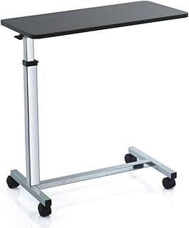 Over bed table with 4 castors and height adjustable top - raises with 1 finger ECOBT