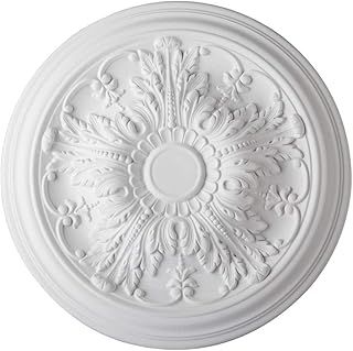 Ceiling Rose Valencia Lightweight Resin Mould Not Polystyrene Easy to Fix 51cm