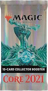 Magic: The Gathering Core Set 2021 (M21) Collector Booster | 15 Cards | Min. 4 Rares Per Pack
