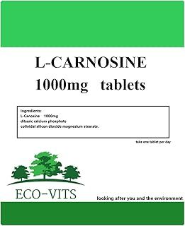 L-CARNOSINE Supplement 1000mg (120 Tablets) Anti Aging Anti Wrinkle Skin Care